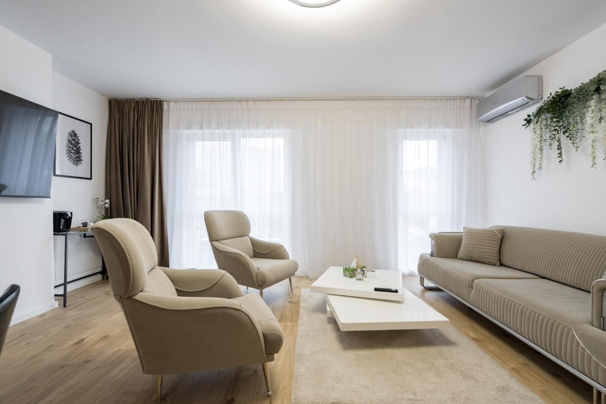 Апартаменти Breeze - Modern Escape In Pipera Бухарест Екстер'єр фото