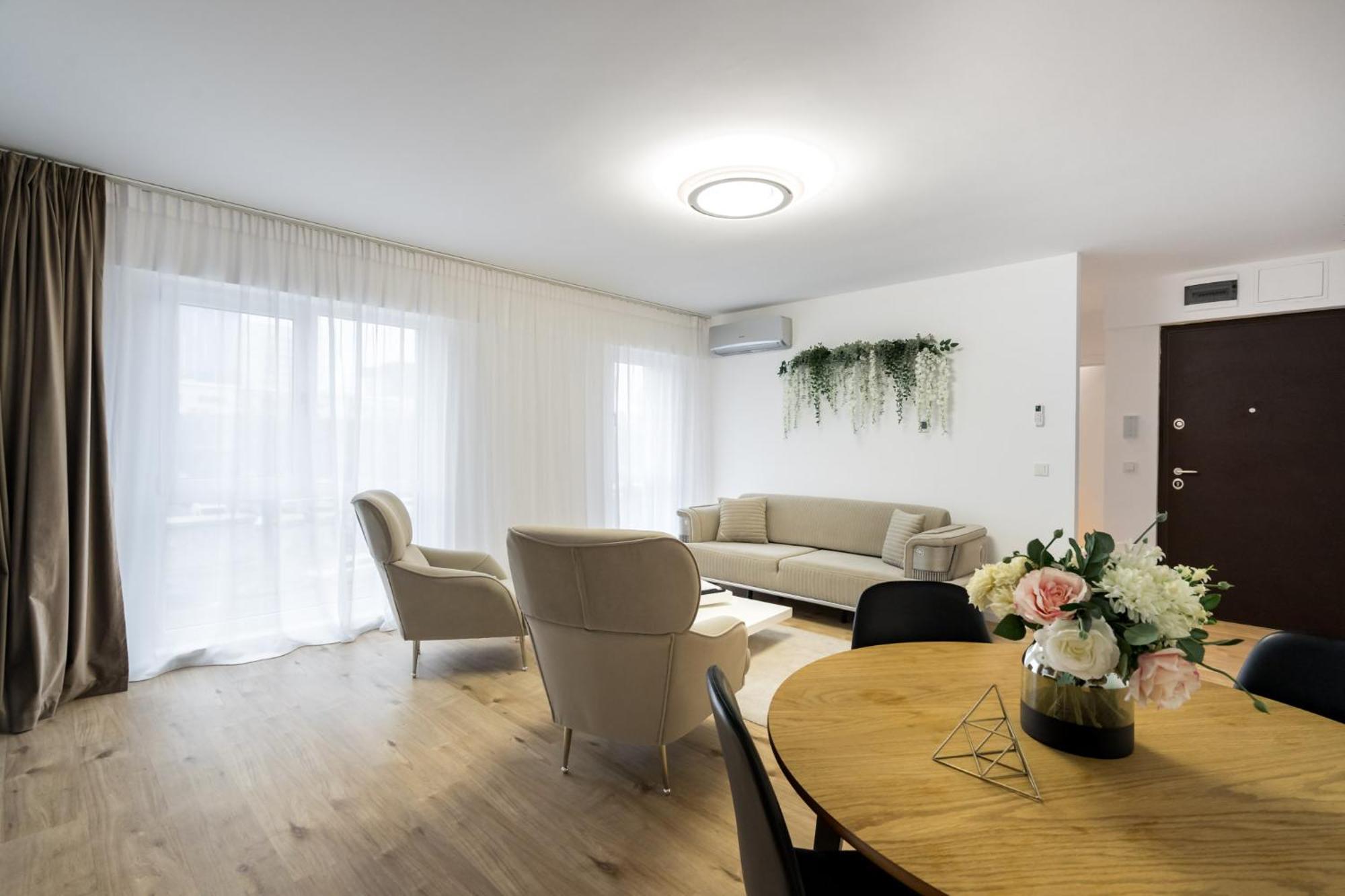 Апартаменти Breeze - Modern Escape In Pipera Бухарест Екстер'єр фото